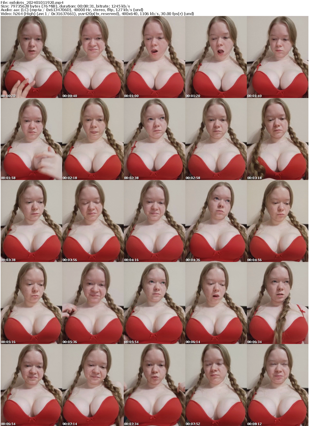 Preview thumb from milokris on 2024-01-01 @ bongacams