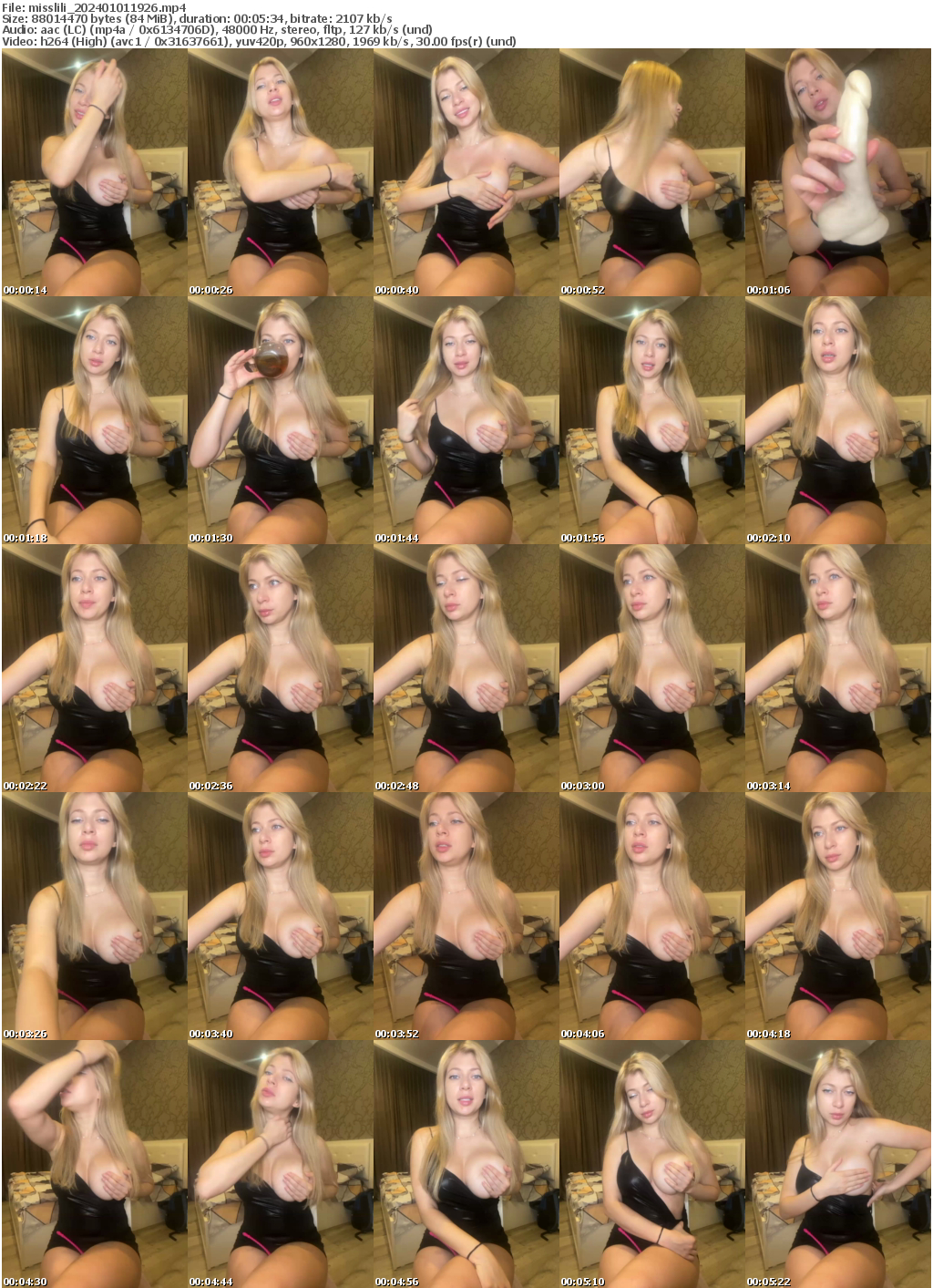 Preview thumb from misslili on 2024-01-01 @ bongacams