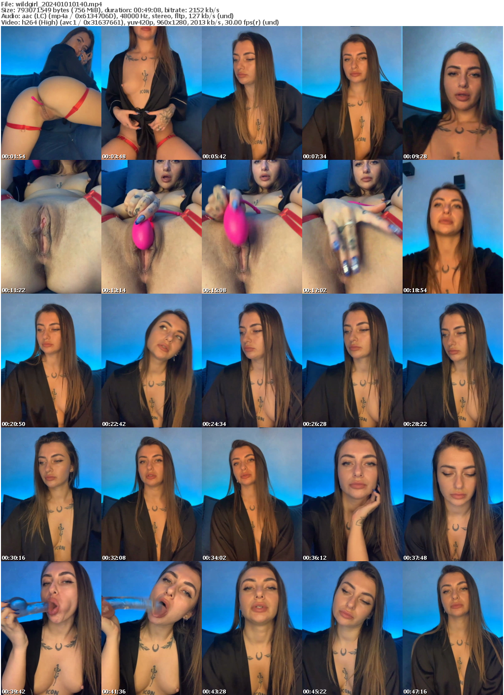 Preview thumb from wildgirl on 2024-01-01 @ bongacams