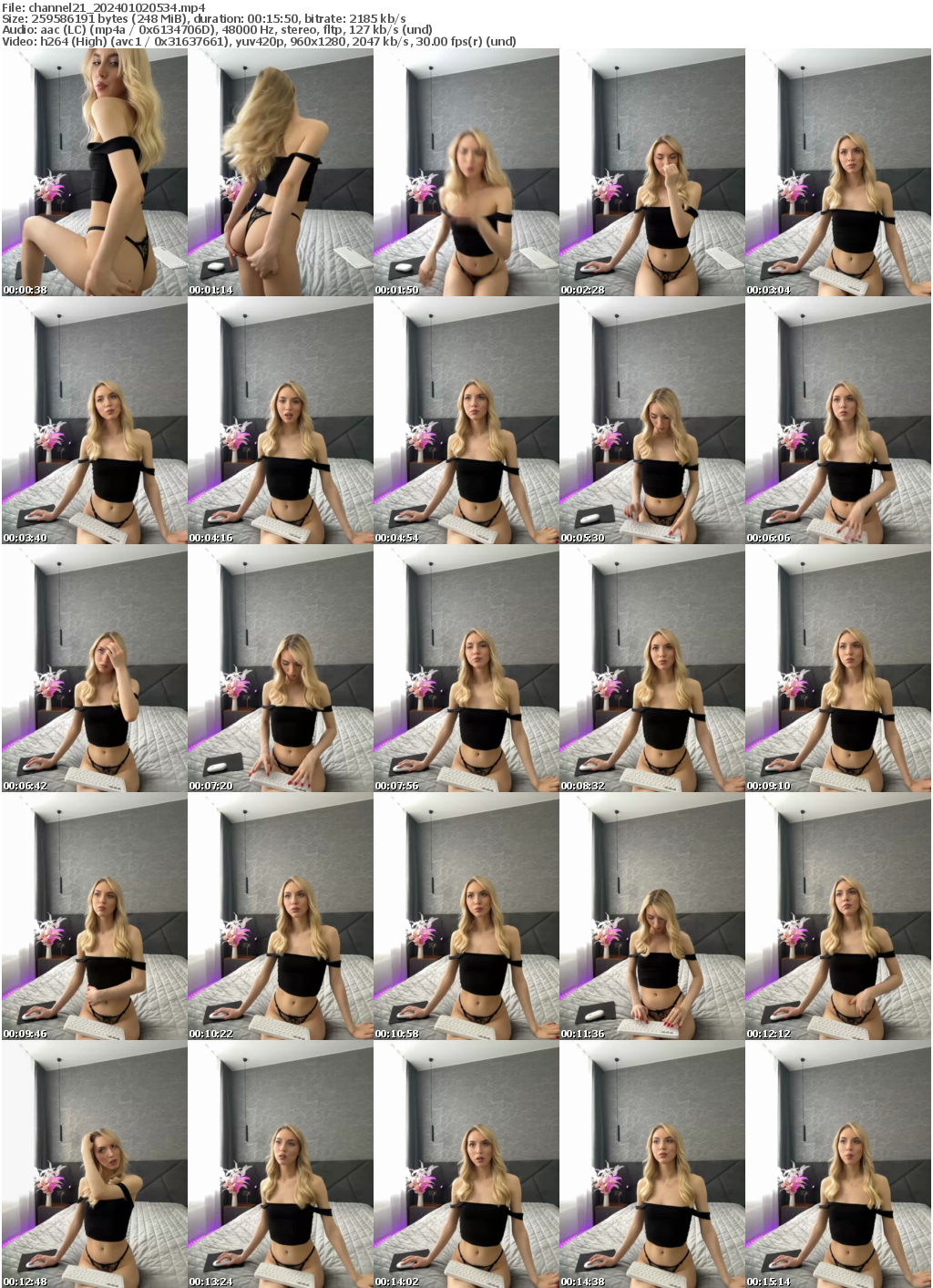 Preview thumb from channel21 on 2024-01-02 @ bongacams