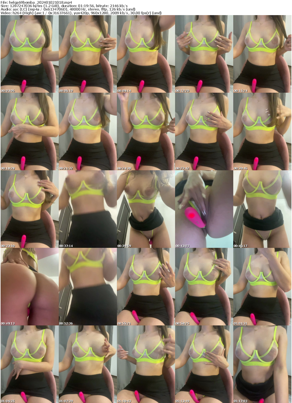 Preview thumb from helga69bomba on 2024-01-02 @ bongacams