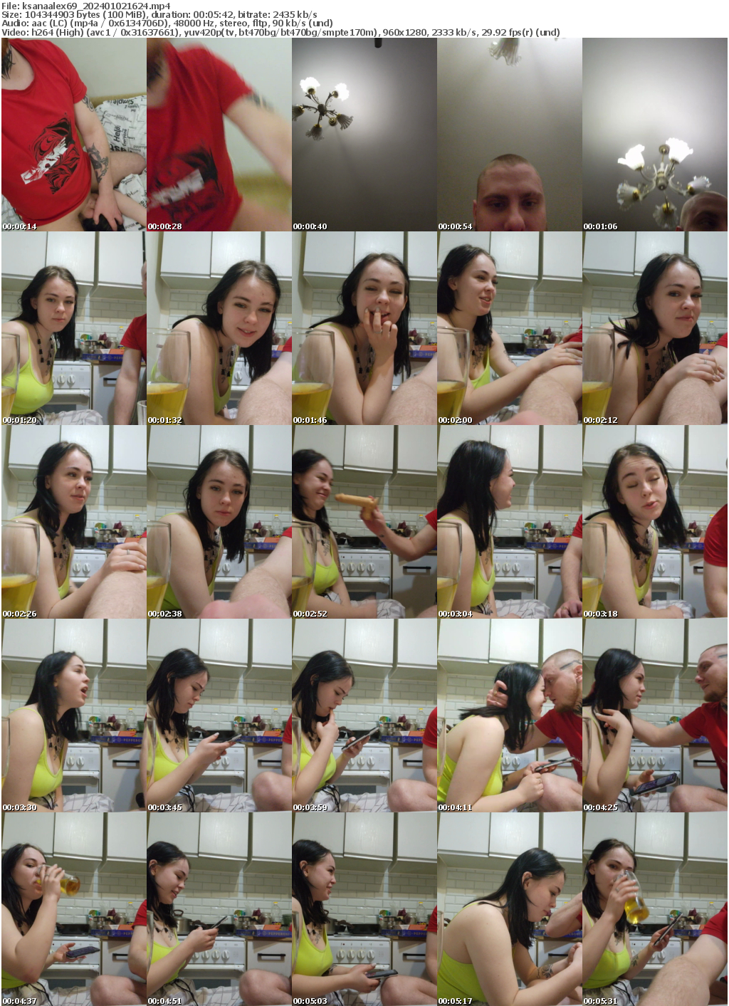 Preview thumb from ksanaalex69 on 2024-01-02 @ bongacams