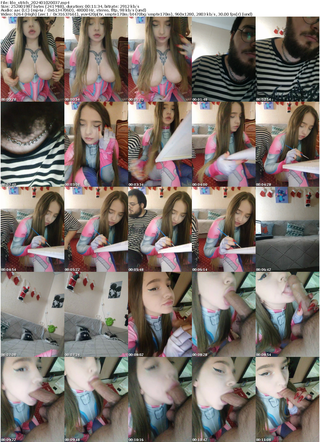 Preview thumb from lilo_stitch on 2024-01-02 @ bongacams