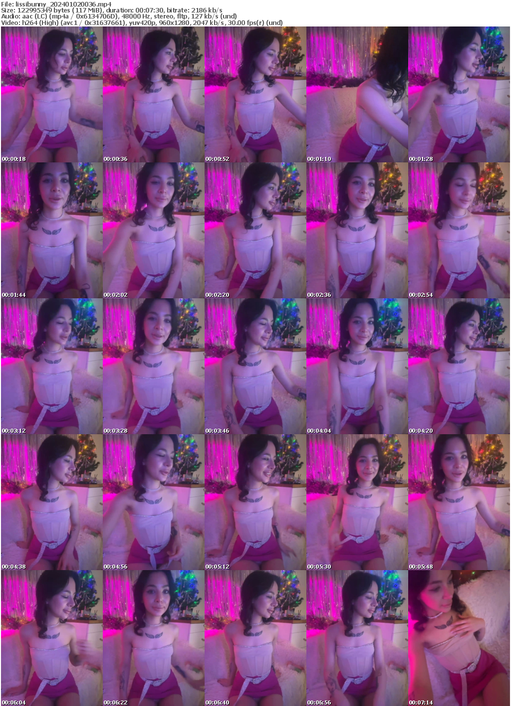 Preview thumb from lissibunny on 2024-01-02 @ bongacams