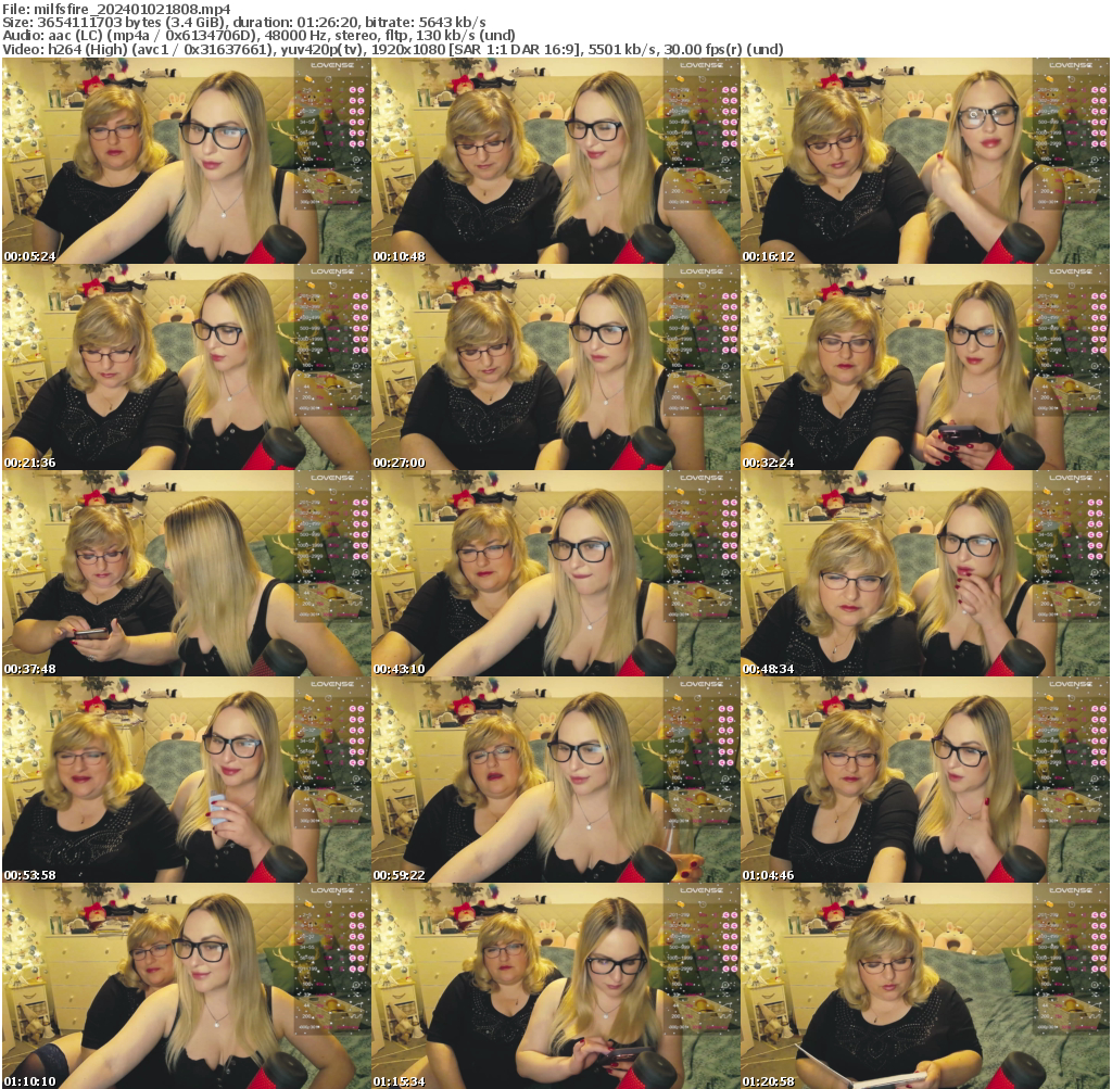 Preview thumb from milfsfire on 2024-01-02 @ bongacams