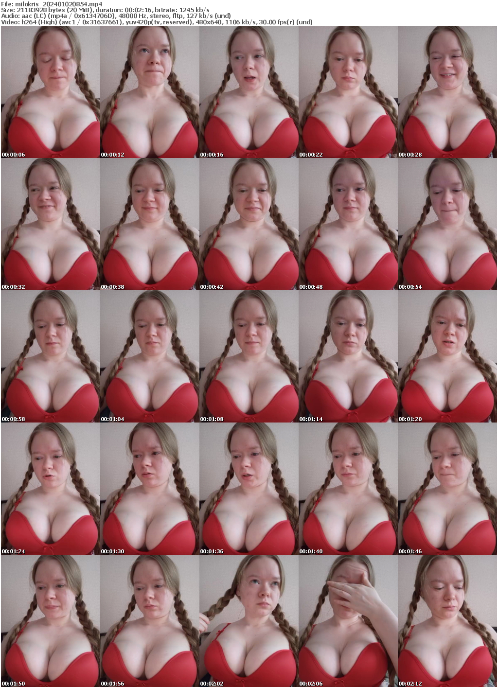 Preview thumb from milokris on 2024-01-02 @ bongacams