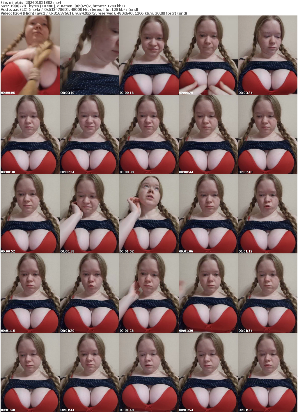 Preview thumb from milokris on 2024-01-02 @ bongacams