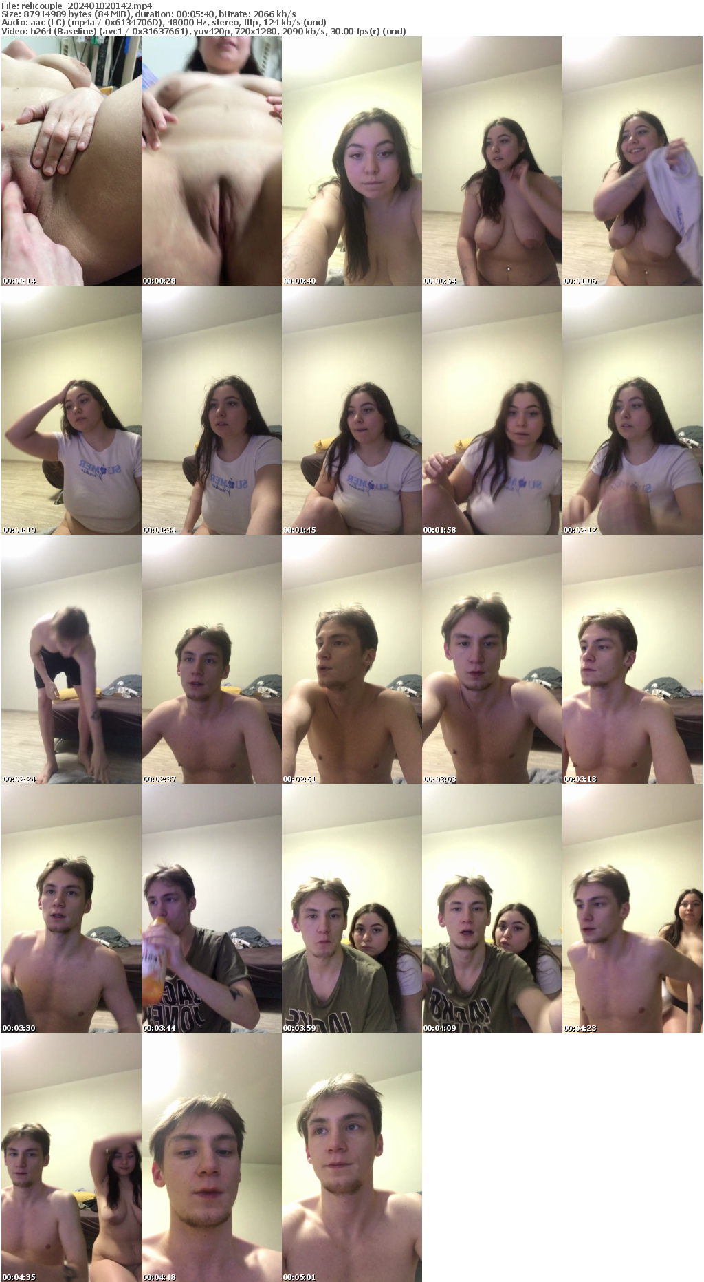 Preview thumb from relicouple on 2024-01-02 @ bongacams