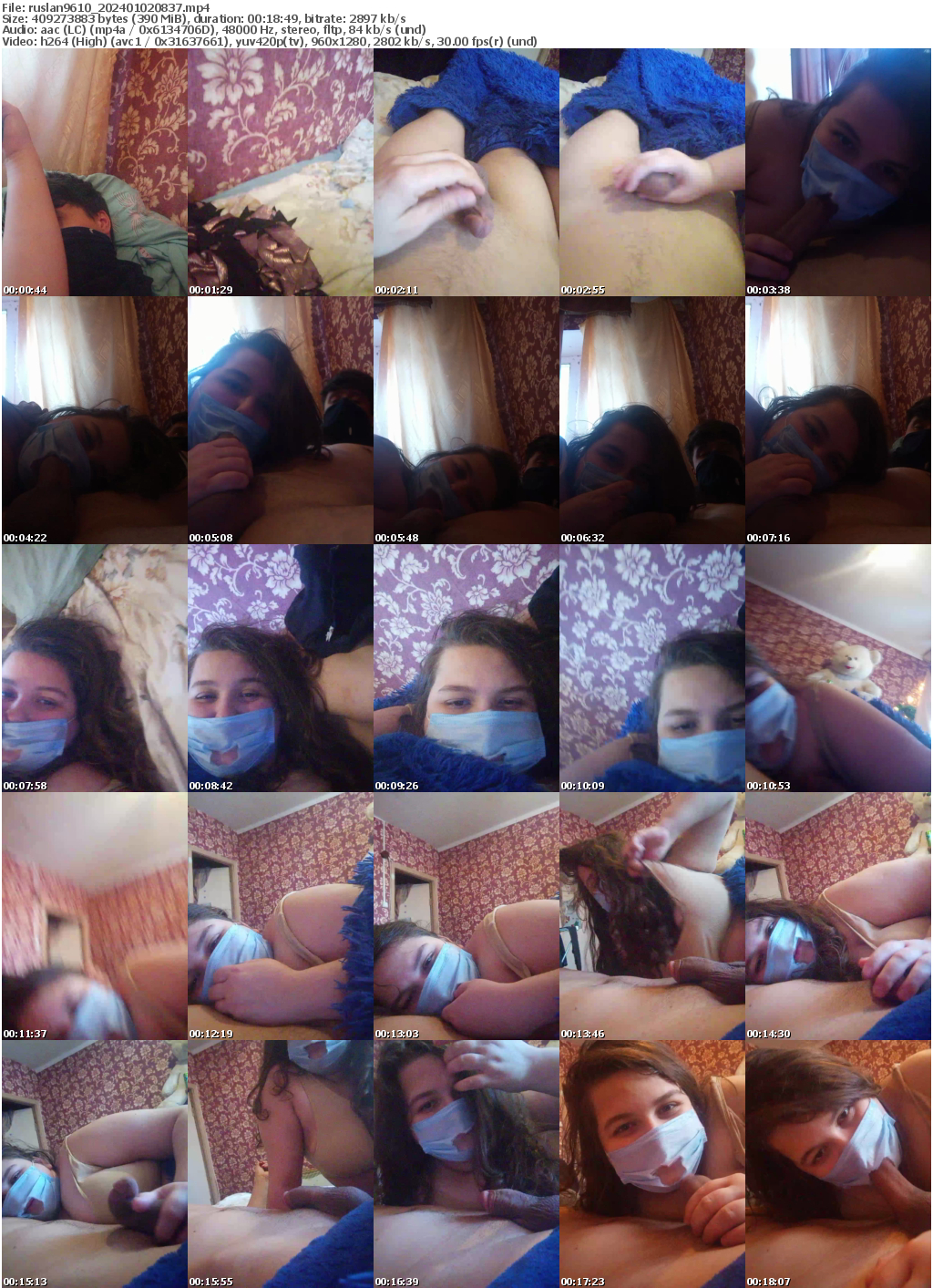 Preview thumb from ruslan9610 on 2024-01-02 @ bongacams