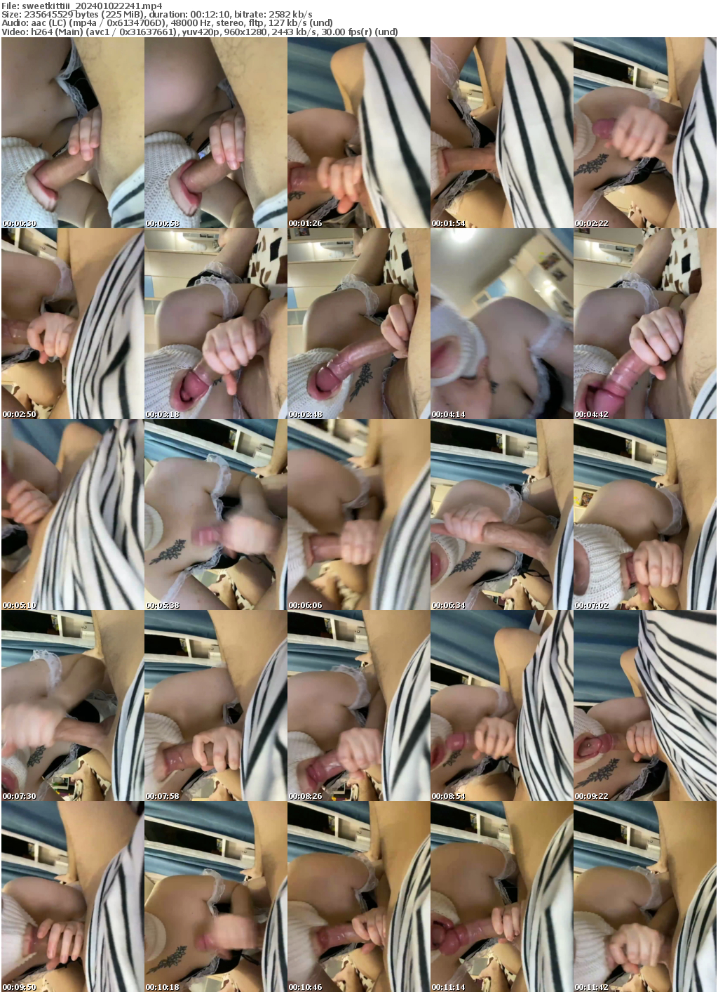 Preview thumb from sweetkittiii on 2024-01-02 @ bongacams