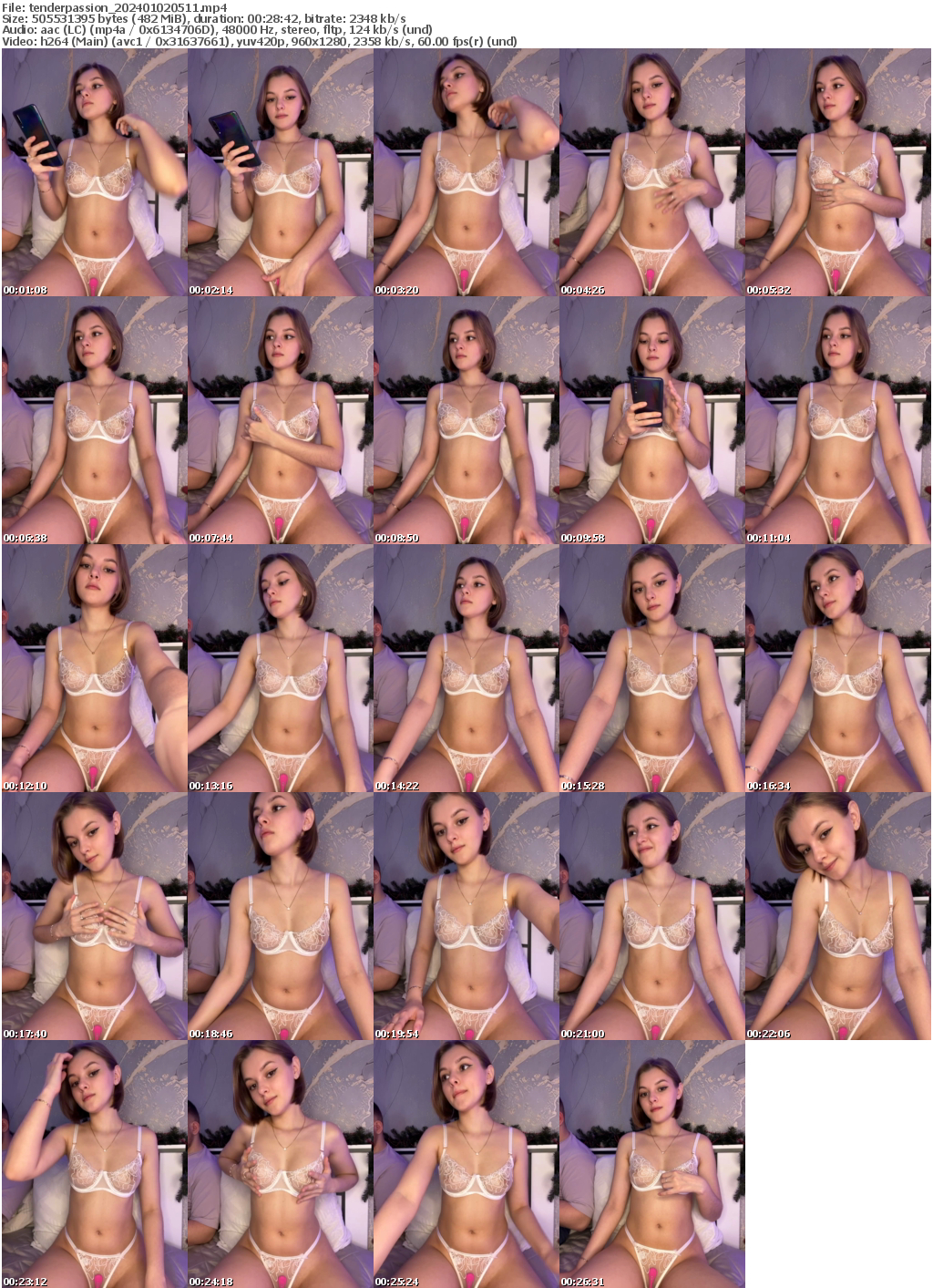 Preview thumb from tenderpassion on 2024-01-02 @ bongacams