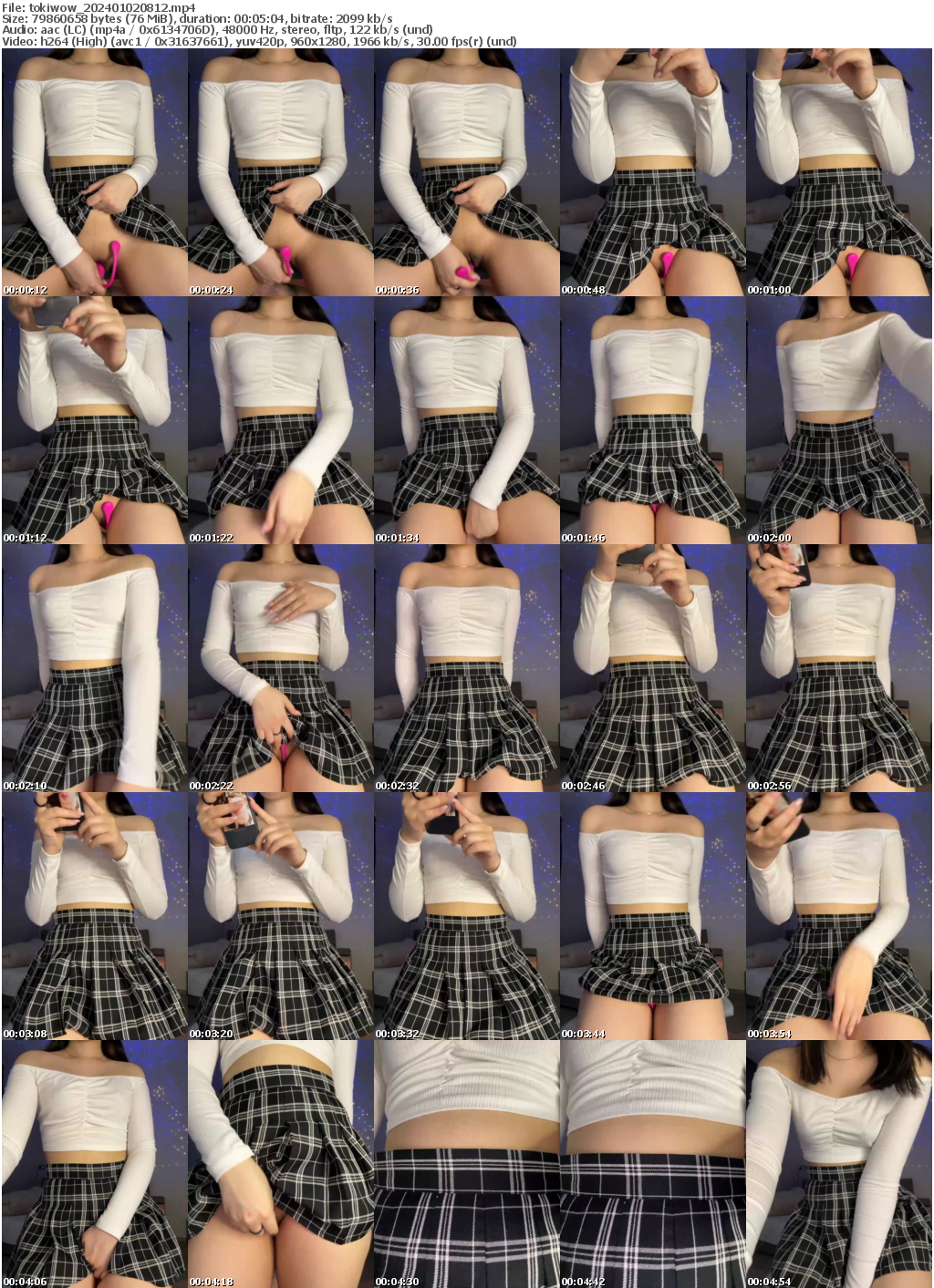 Preview thumb from tokiwow on 2024-01-02 @ bongacams