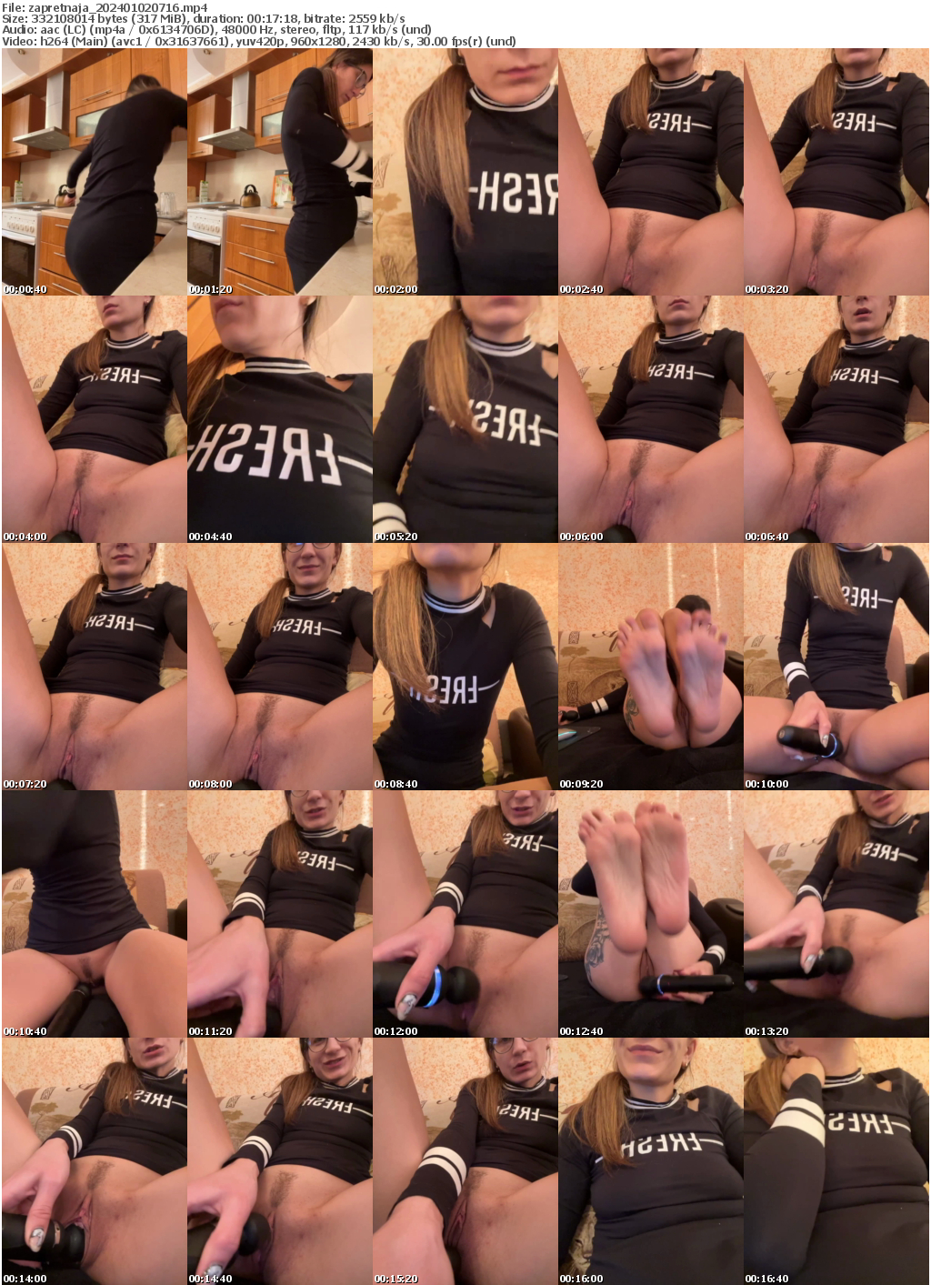 Preview thumb from zapretnaja on 2024-01-02 @ bongacams