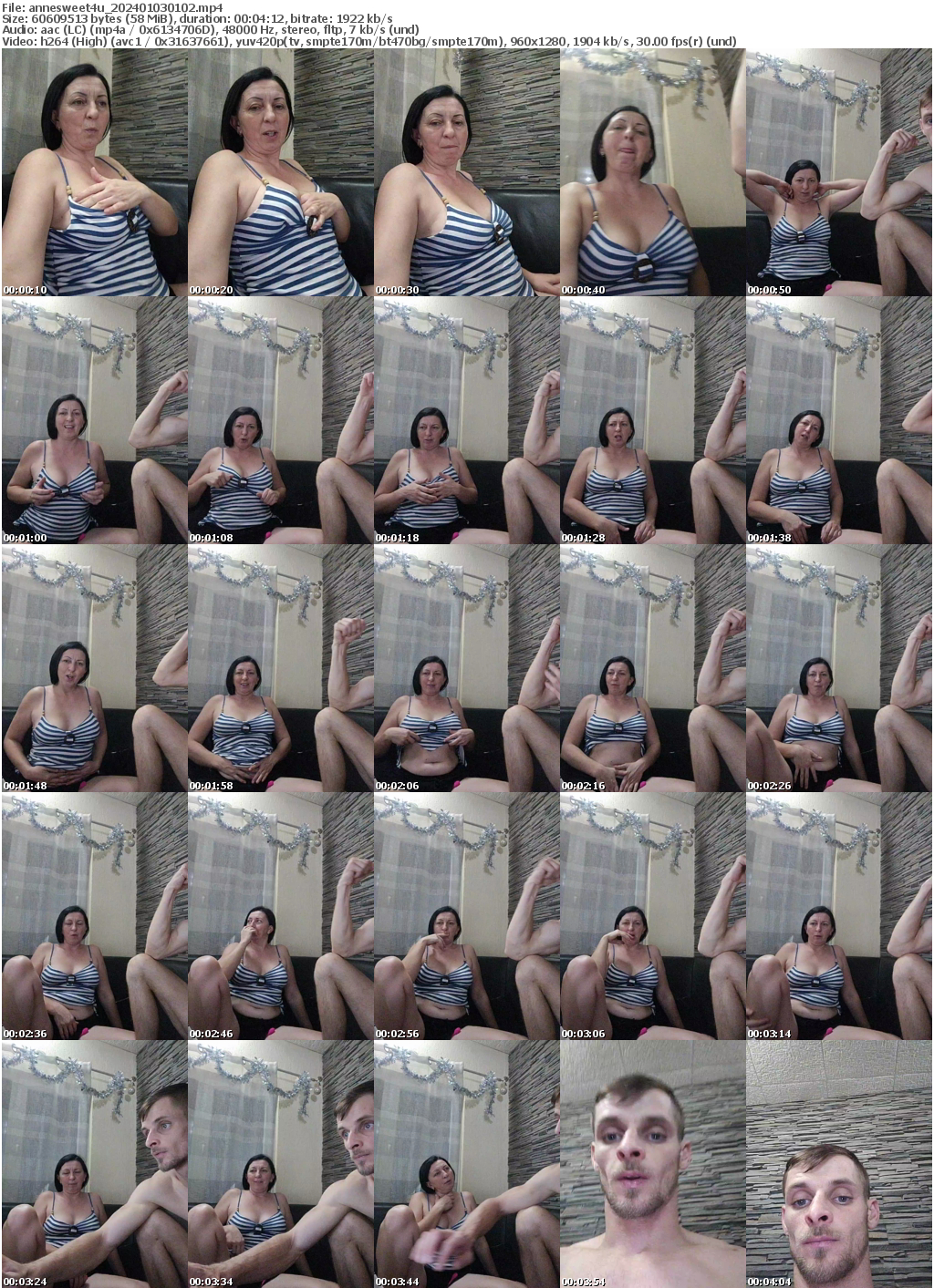 Preview thumb from annesweet4u on 2024-01-03 @ bongacams