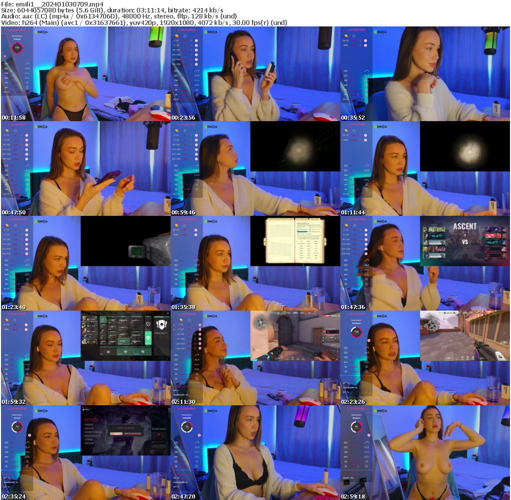 Preview thumb from emili1_ on 2024-01-03 @ bongacams