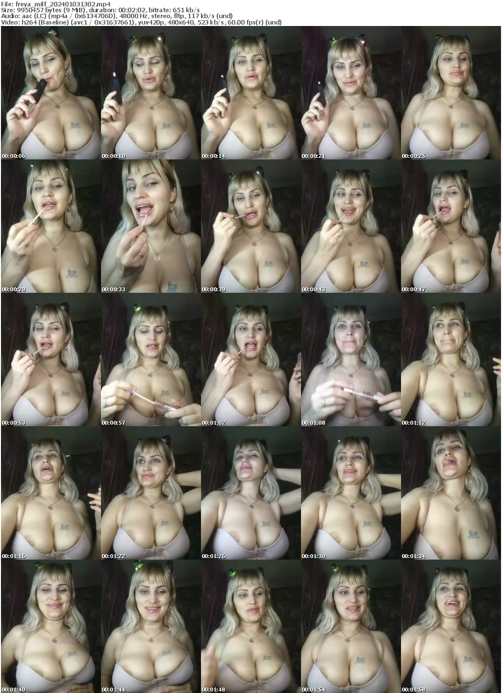 Preview thumb from freya_milf on 2024-01-03 @ bongacams