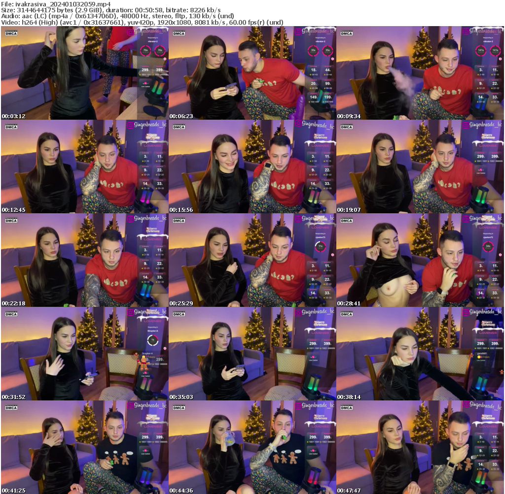 Preview thumb from ivakrasiva on 2024-01-03 @ bongacams