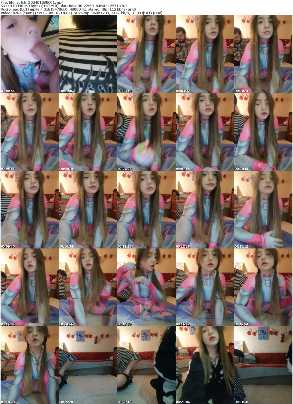 Preview thumb from lilo_stitch on 2024-01-03 @ bongacams