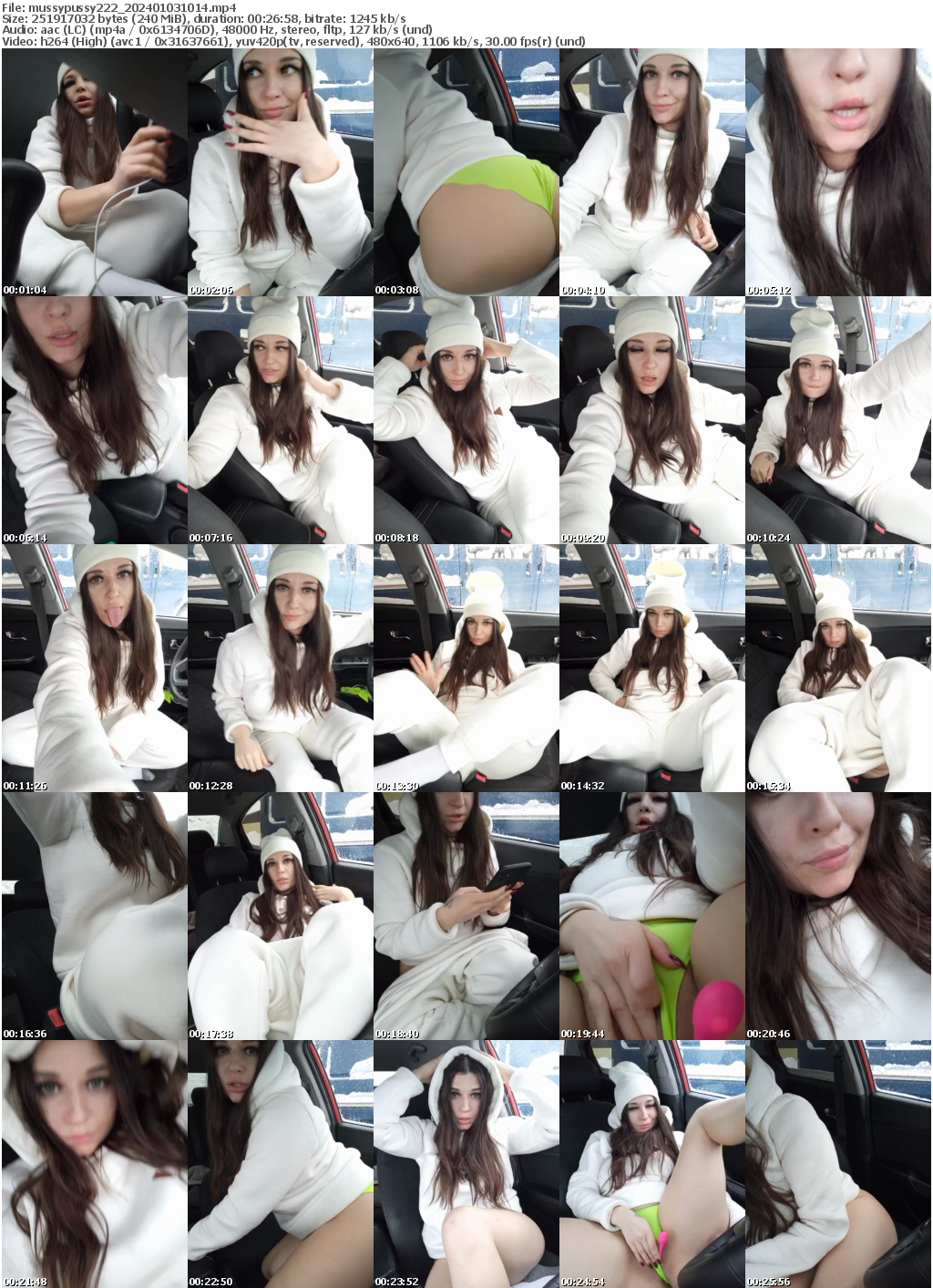 Preview thumb from mussypussy222 on 2024-01-03 @ bongacams