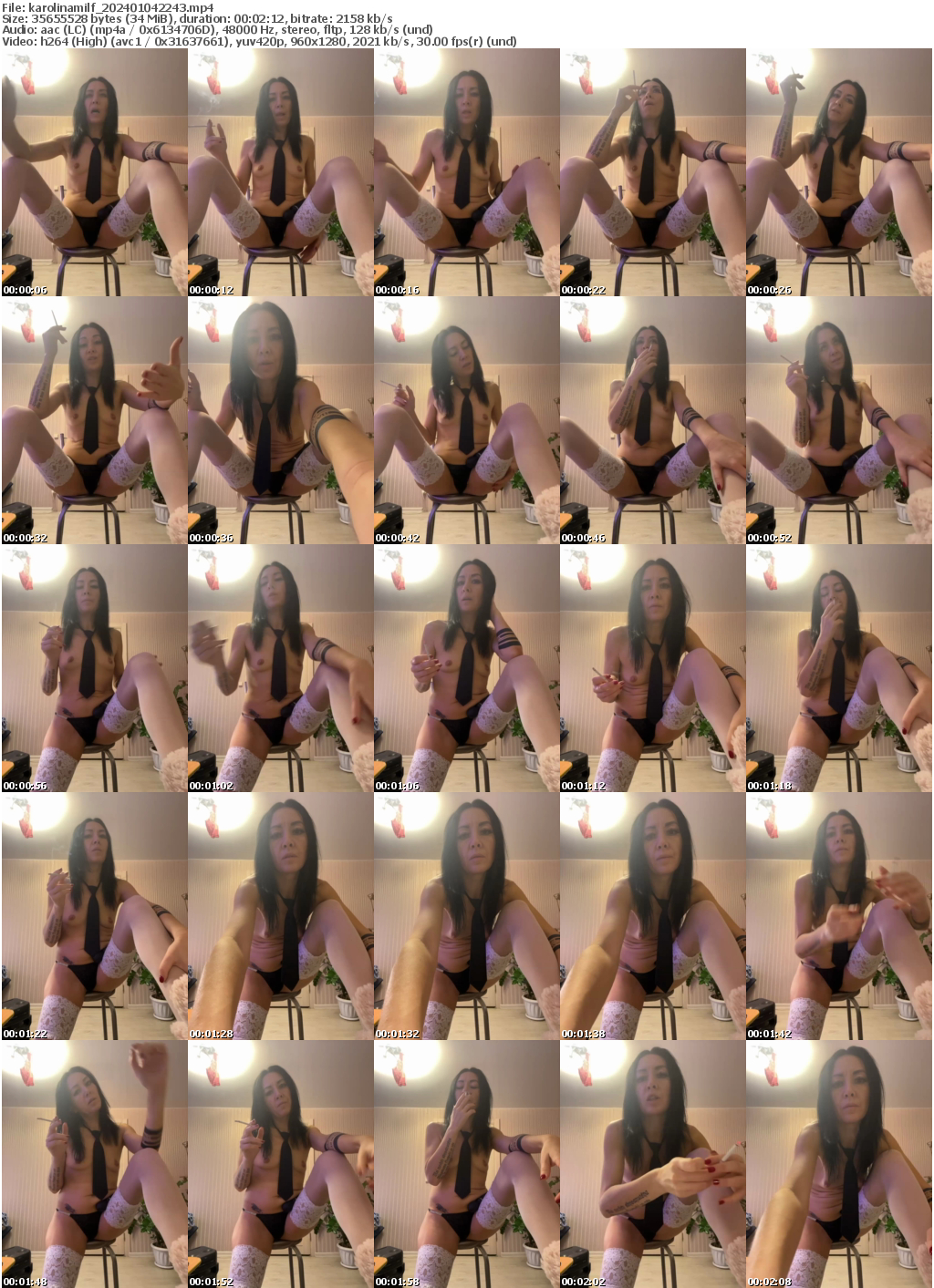 Preview thumb from karolinamilf on 2024-01-04 @ bongacams