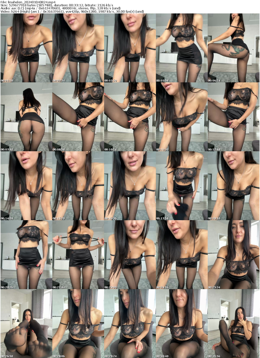 Preview thumb from linahelen on 2024-01-04 @ bongacams