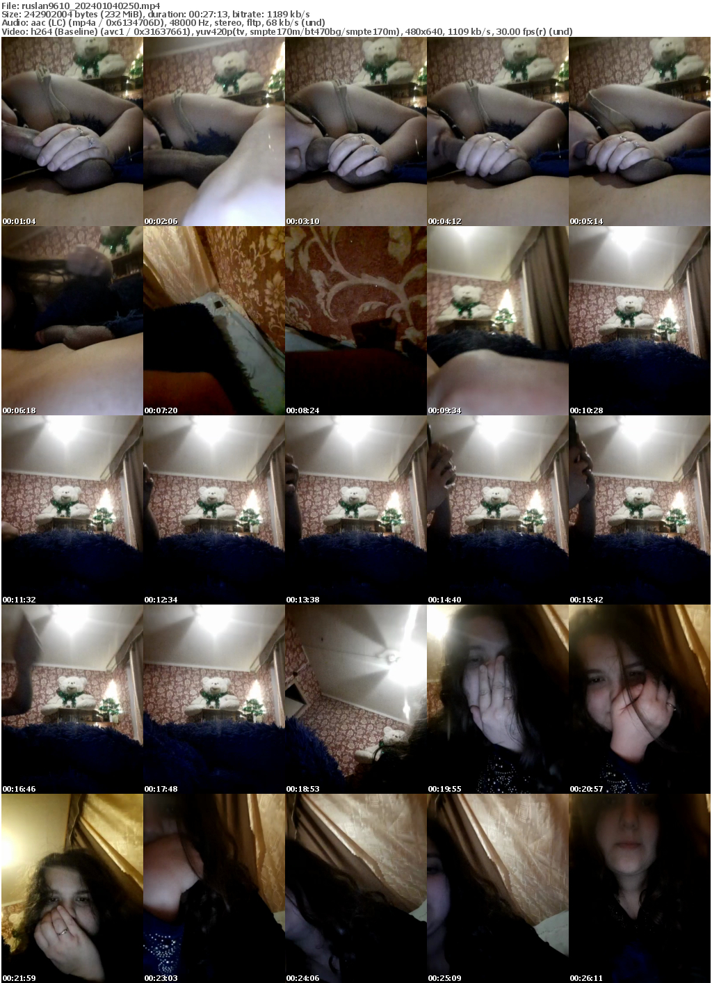 Preview thumb from ruslan9610 on 2024-01-04 @ bongacams