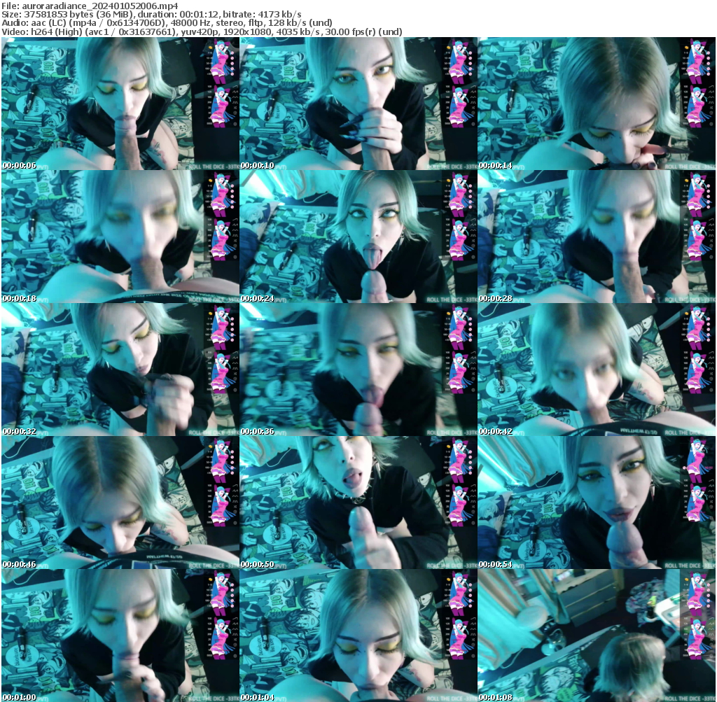 Preview thumb from auroraradiance on 2024-01-05 @ bongacams