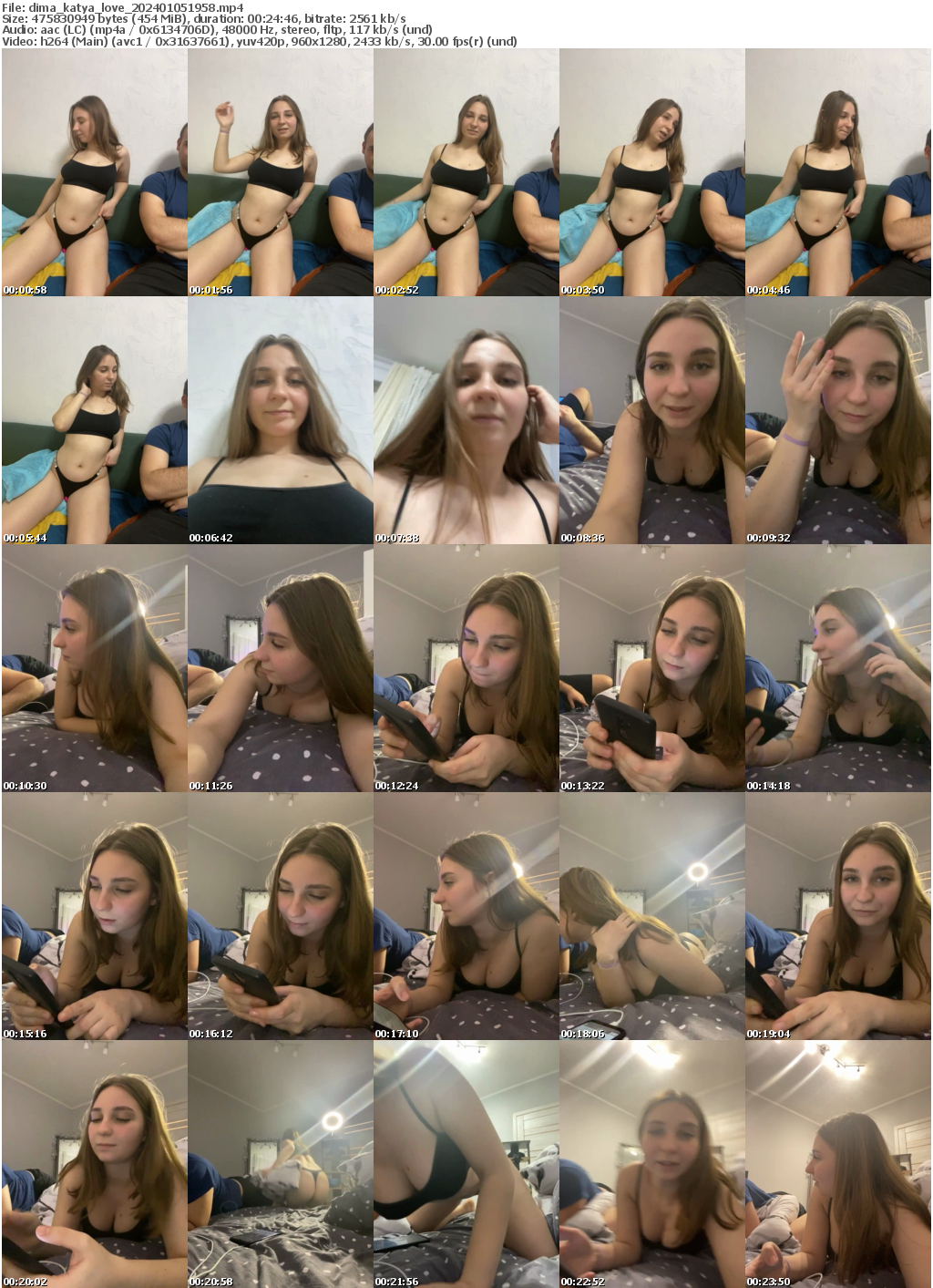 Preview thumb from dima_katya_love on 2024-01-05 @ bongacams