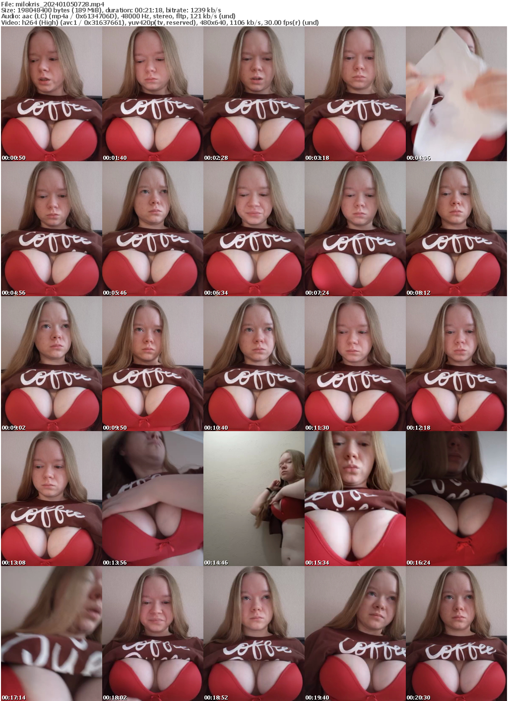 Preview thumb from milokris on 2024-01-05 @ bongacams