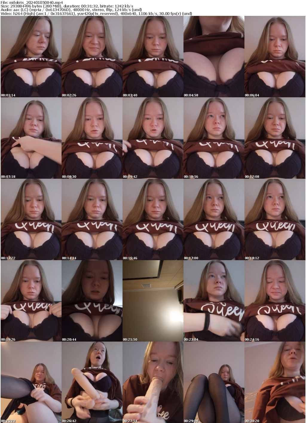 Preview thumb from milokris on 2024-01-05 @ bongacams