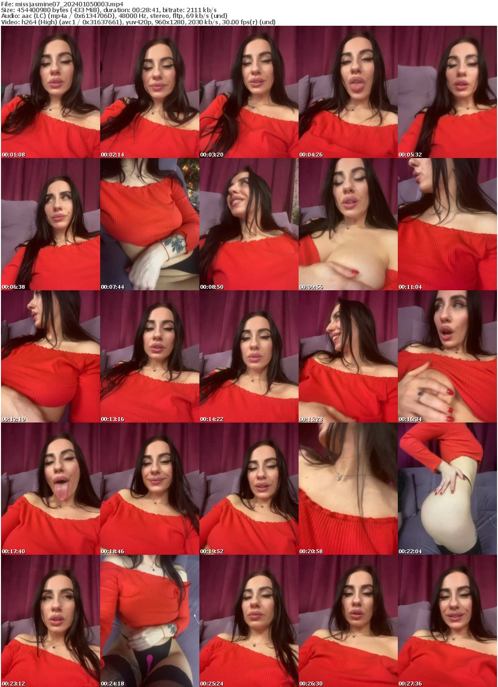 Preview thumb from missjasmine07 on 2024-01-05 @ bongacams