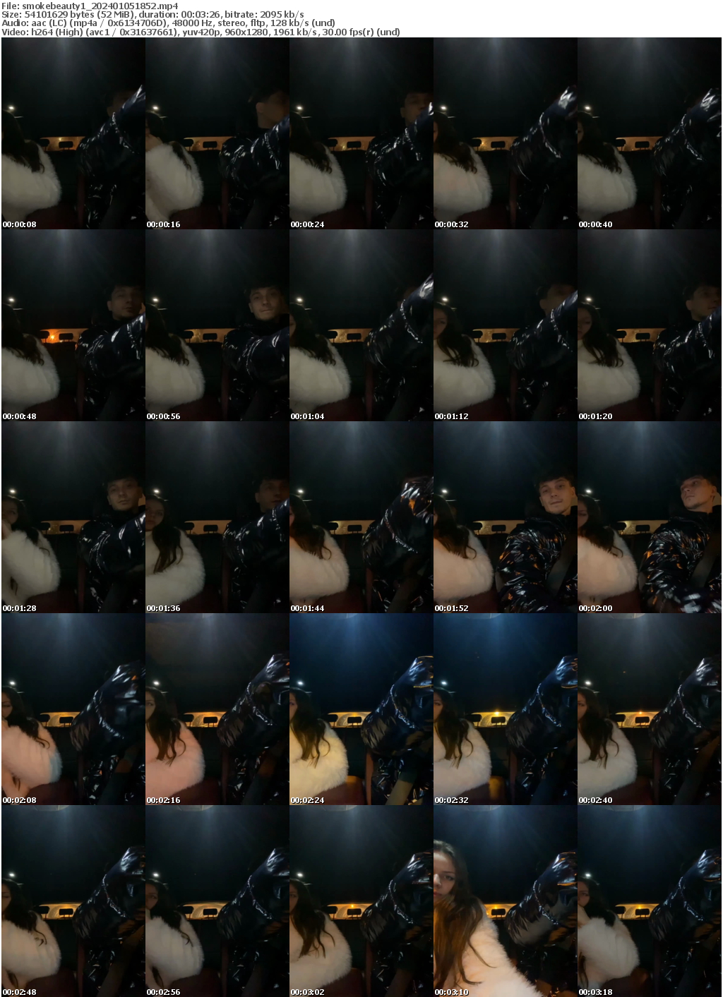 Preview thumb from smokebeauty1 on 2024-01-05 @ bongacams