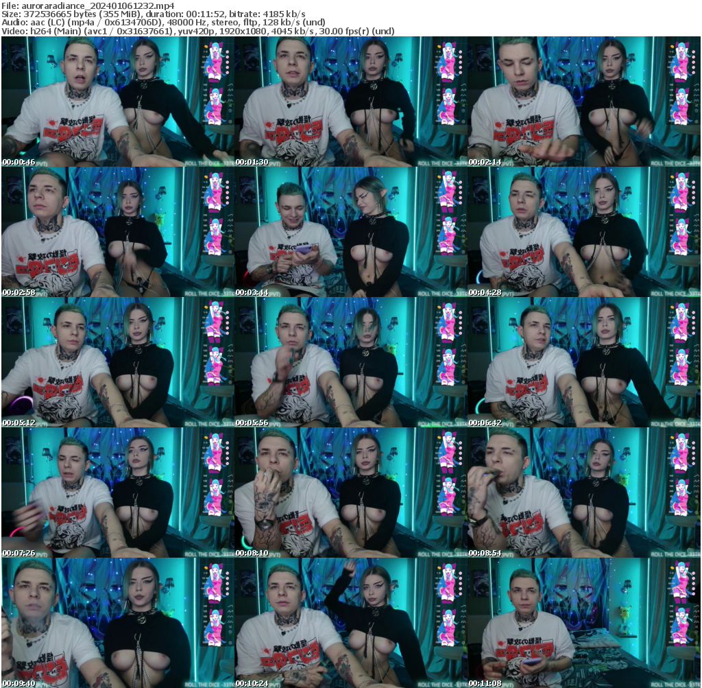 Preview thumb from auroraradiance on 2024-01-06 @ bongacams