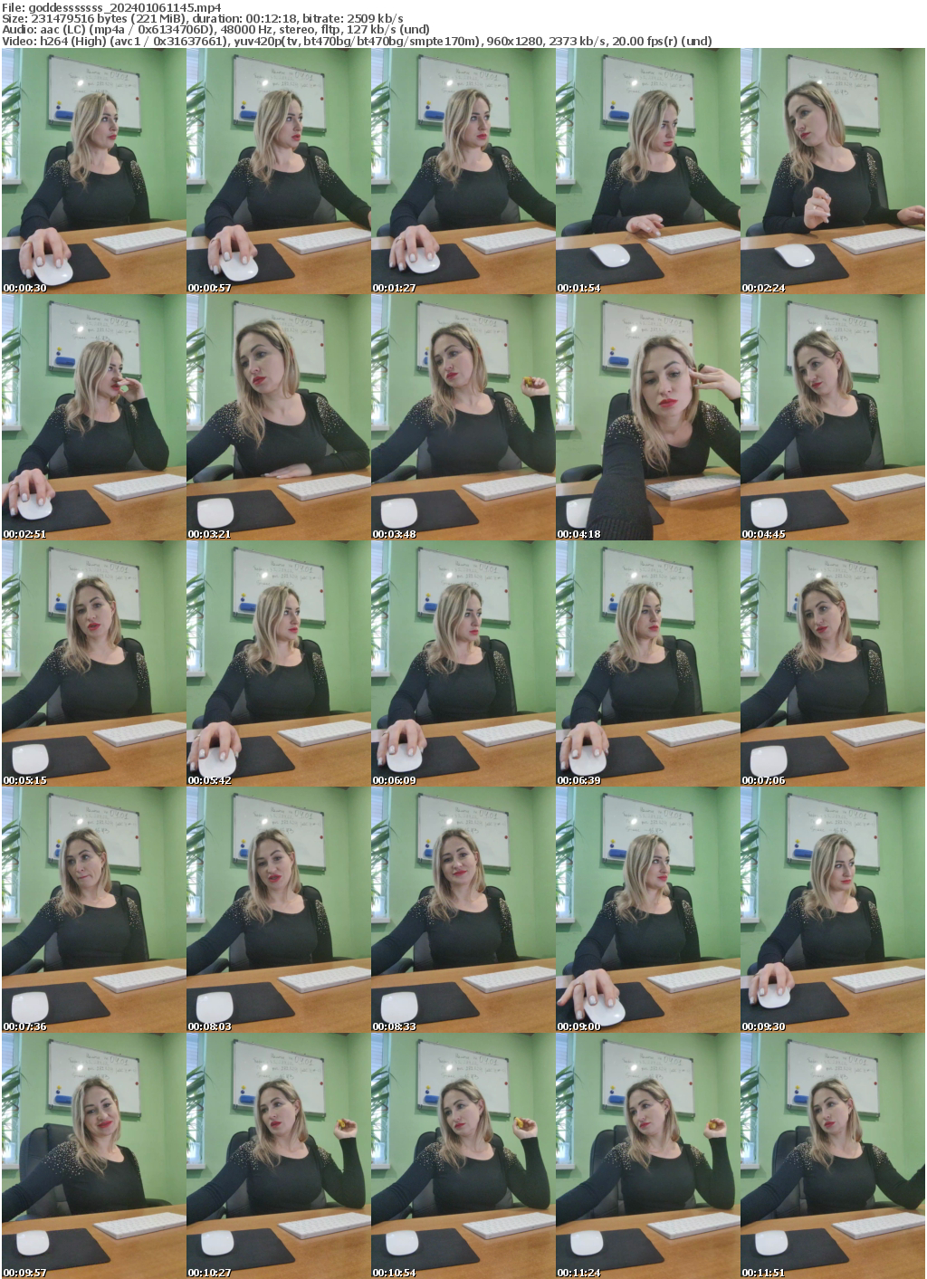 Preview thumb from goddesssssss on 2024-01-06 @ bongacams