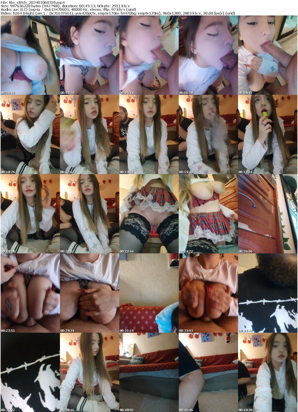 Preview thumb from lilo_stitch on 2024-01-06 @ bongacams