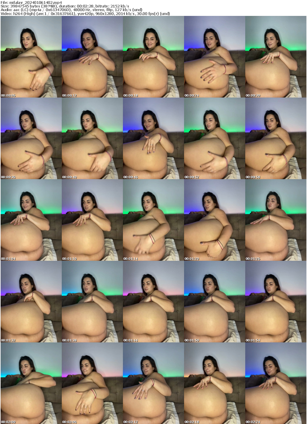 Preview thumb from milalav on 2024-01-06 @ bongacams