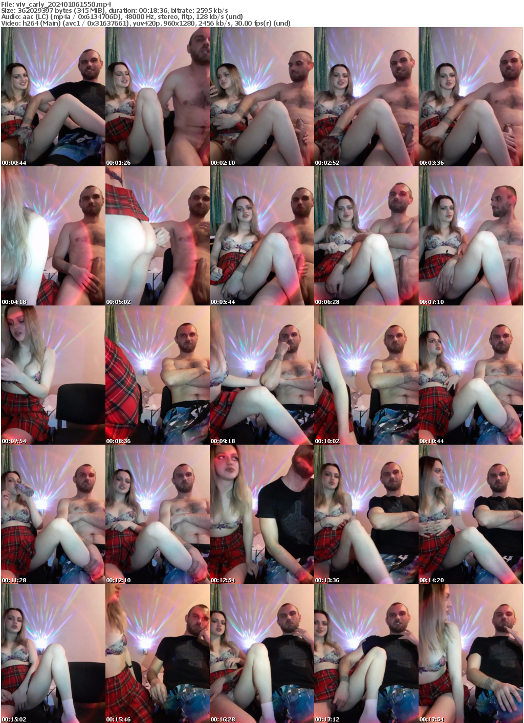 Preview thumb from viv_carly on 2024-01-06 @ bongacams