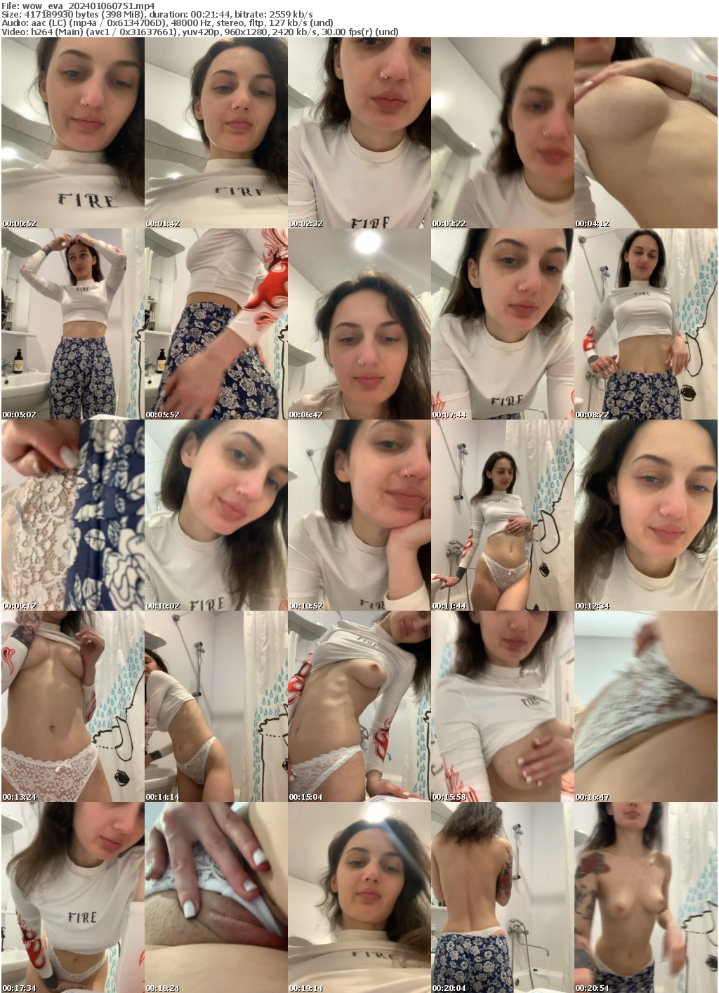 Preview thumb from wow_eva on 2024-01-06 @ bongacams