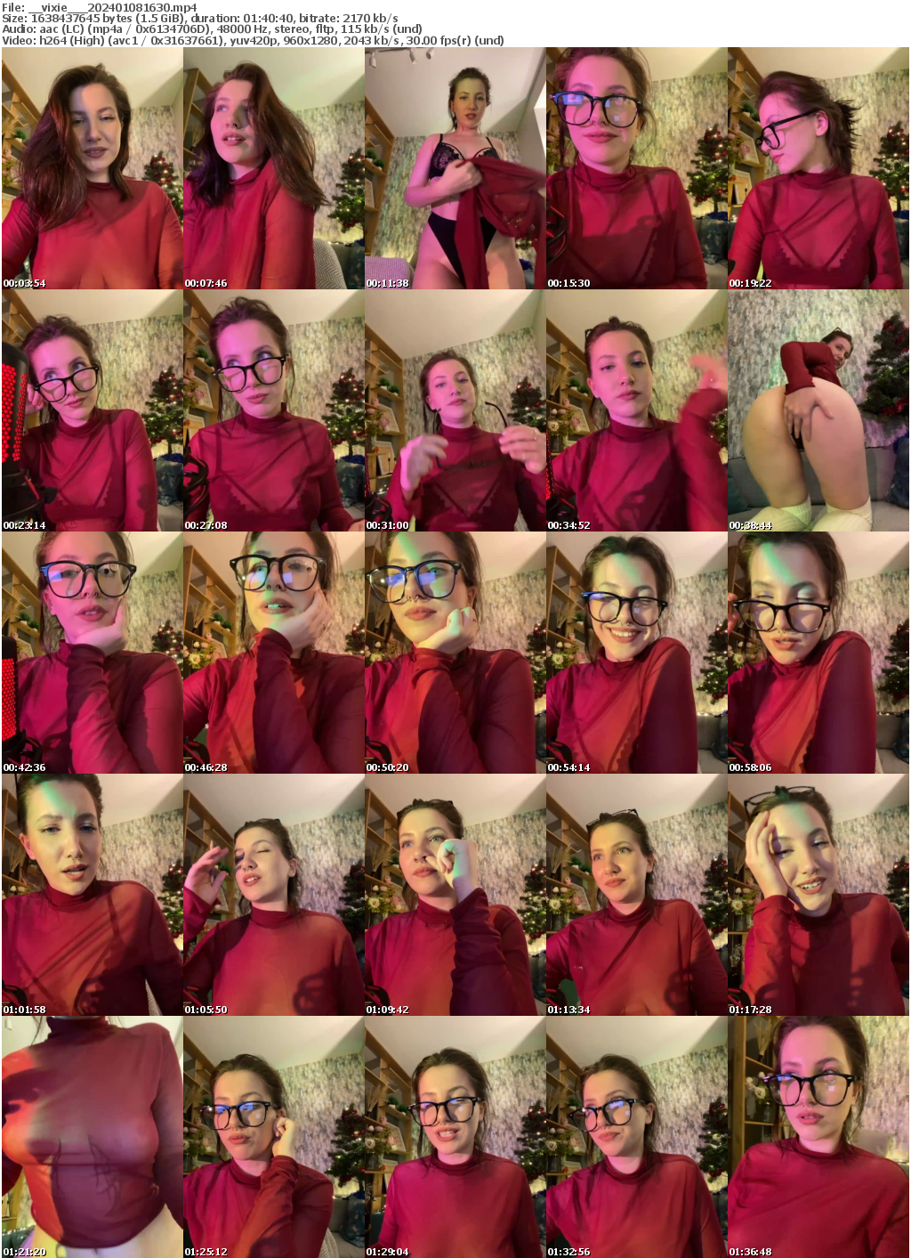 Preview thumb from __vixie__ on 2024-01-08 @ bongacams