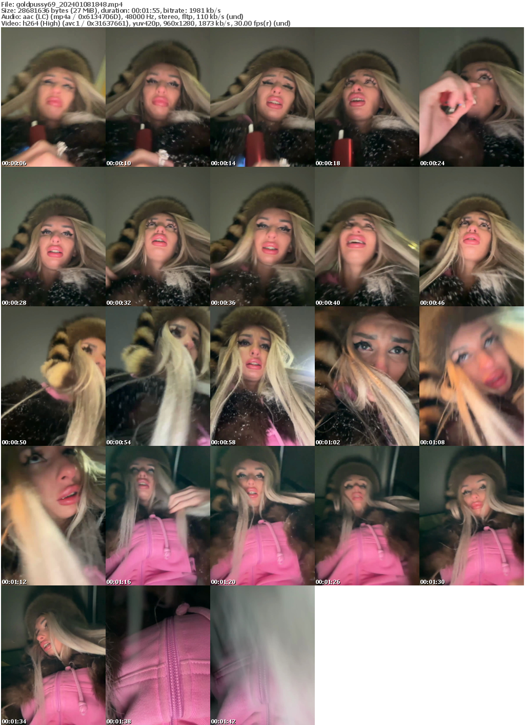 Preview thumb from goldpussy69 on 2024-01-08 @ bongacams