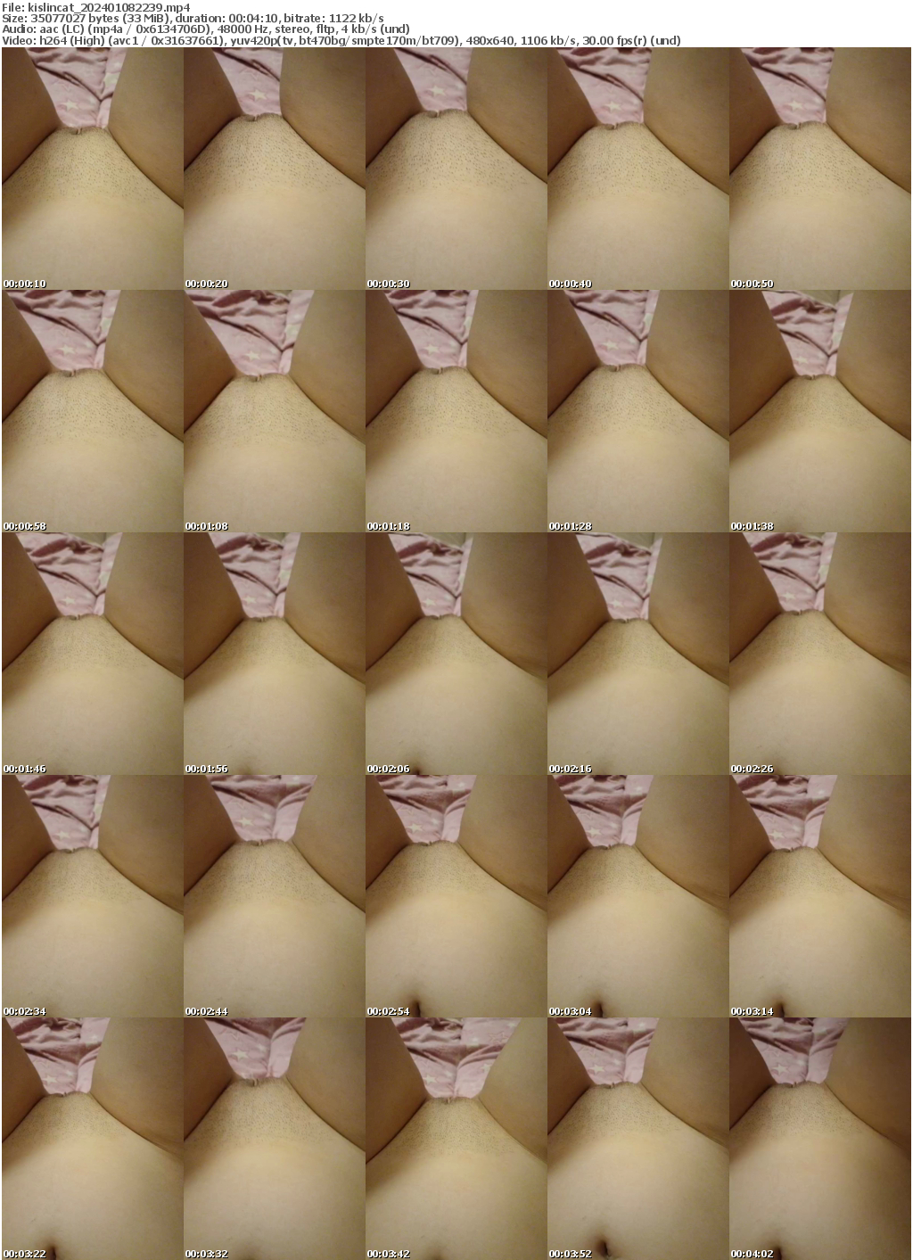 Preview thumb from kislincat on 2024-01-08 @ bongacams