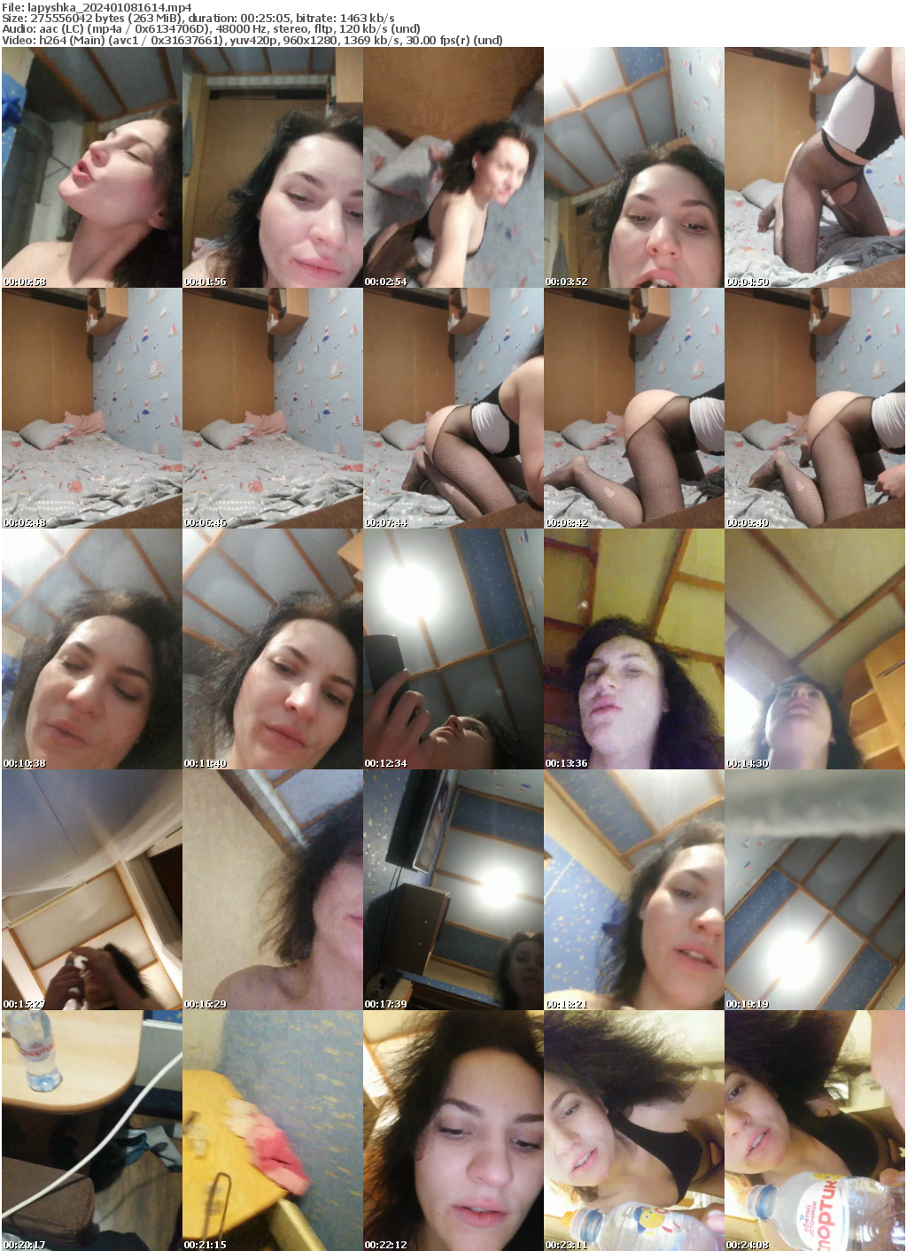 Preview thumb from lapyshka on 2024-01-08 @ bongacams