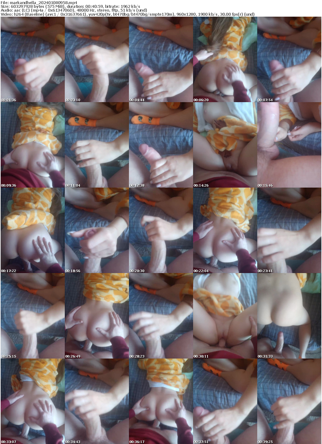 Preview thumb from markandhella on 2024-01-08 @ bongacams