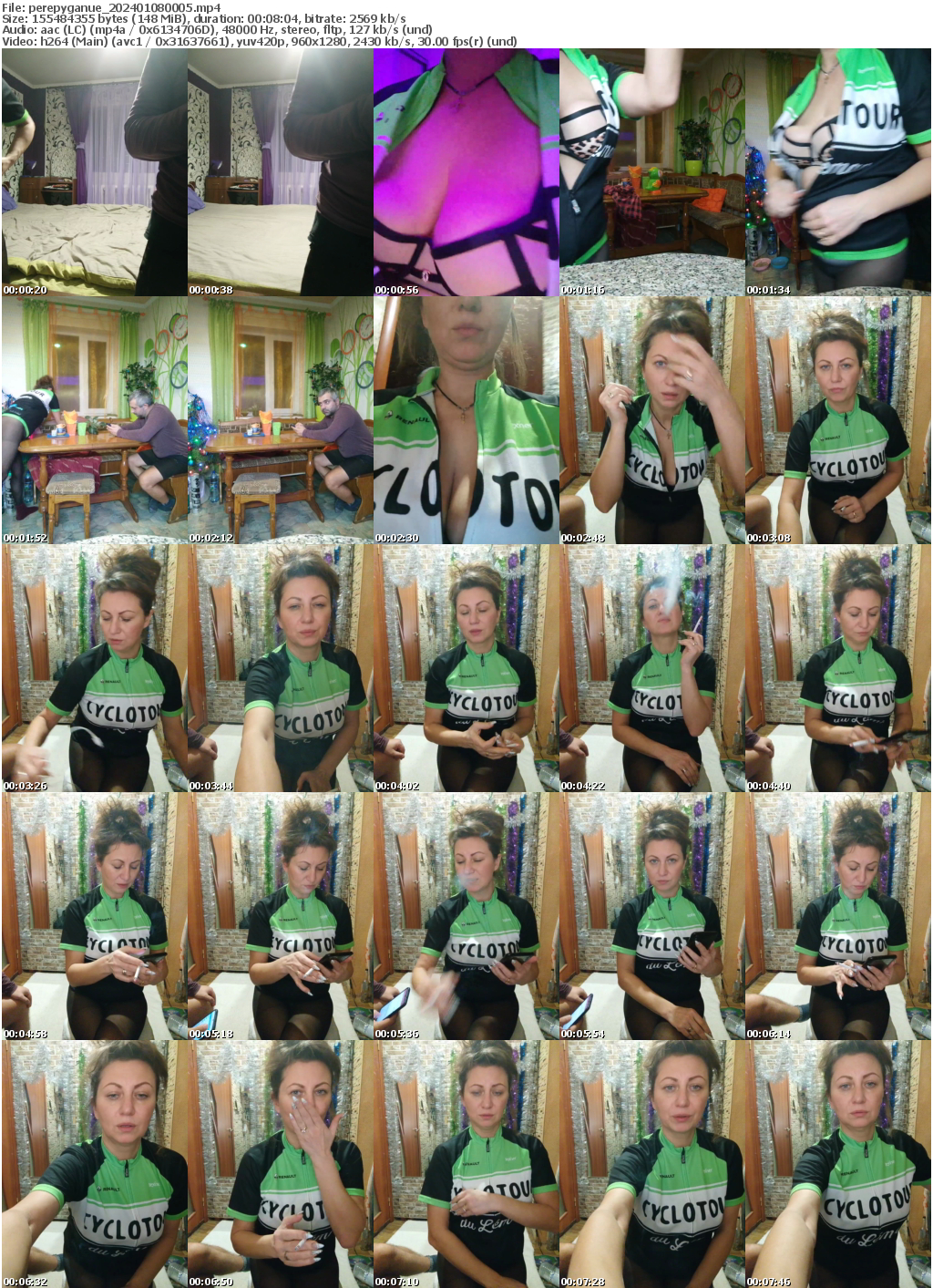 Preview thumb from perepyganue on 2024-01-08 @ bongacams