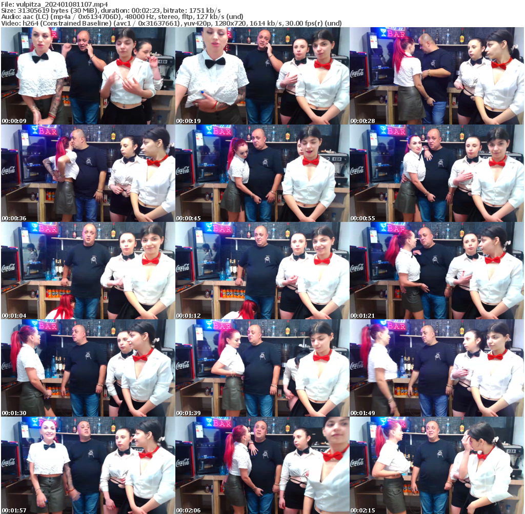 Preview thumb from vulpitza on 2024-01-08 @ bongacams