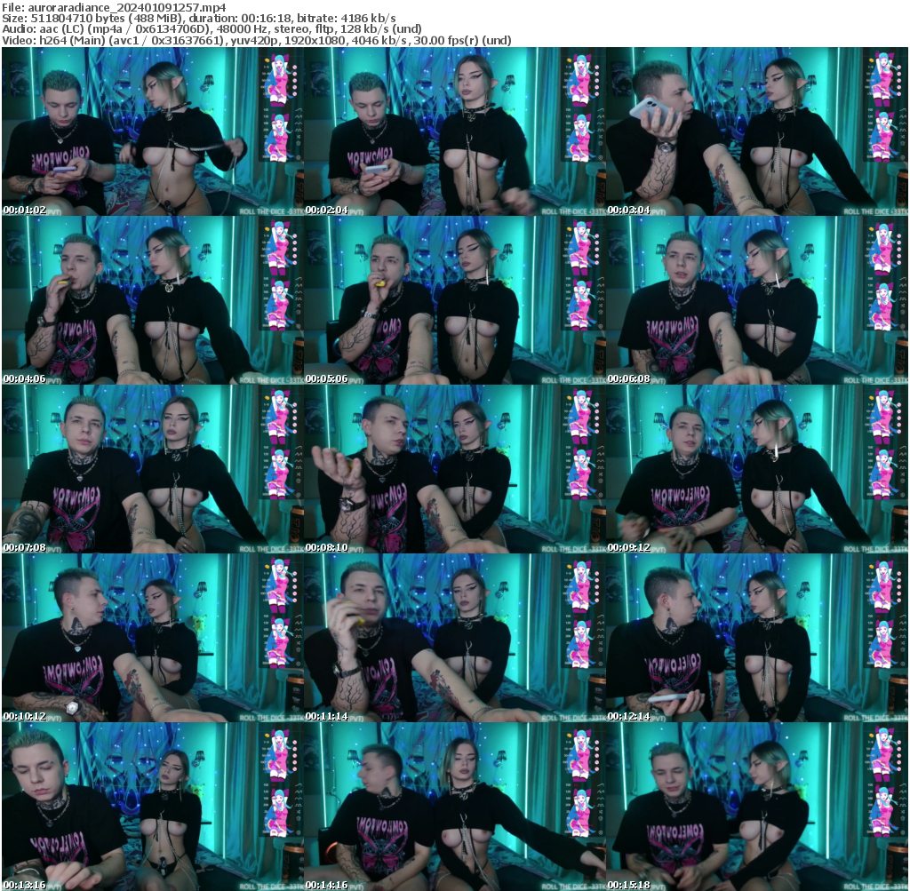 Preview thumb from auroraradiance on 2024-01-09 @ bongacams