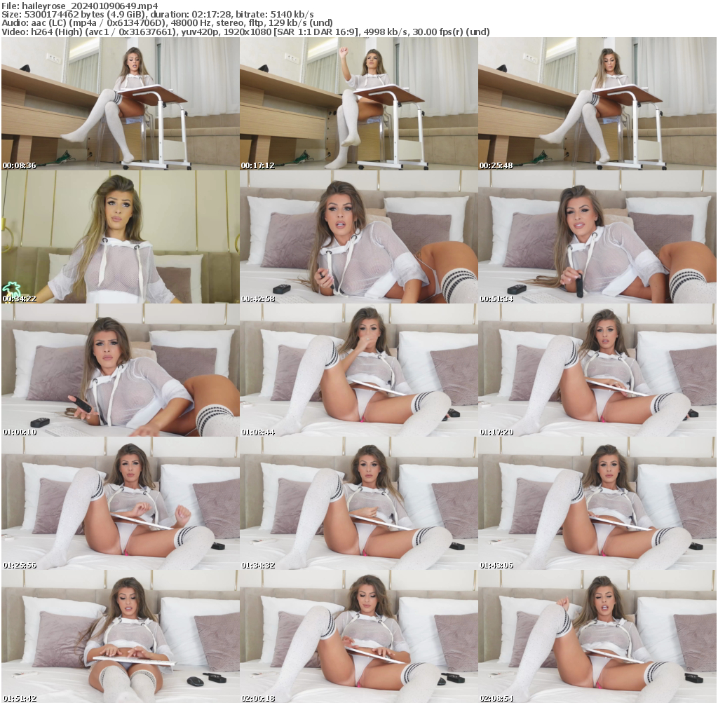 Preview thumb from haileyrose on 2024-01-09 @ bongacams