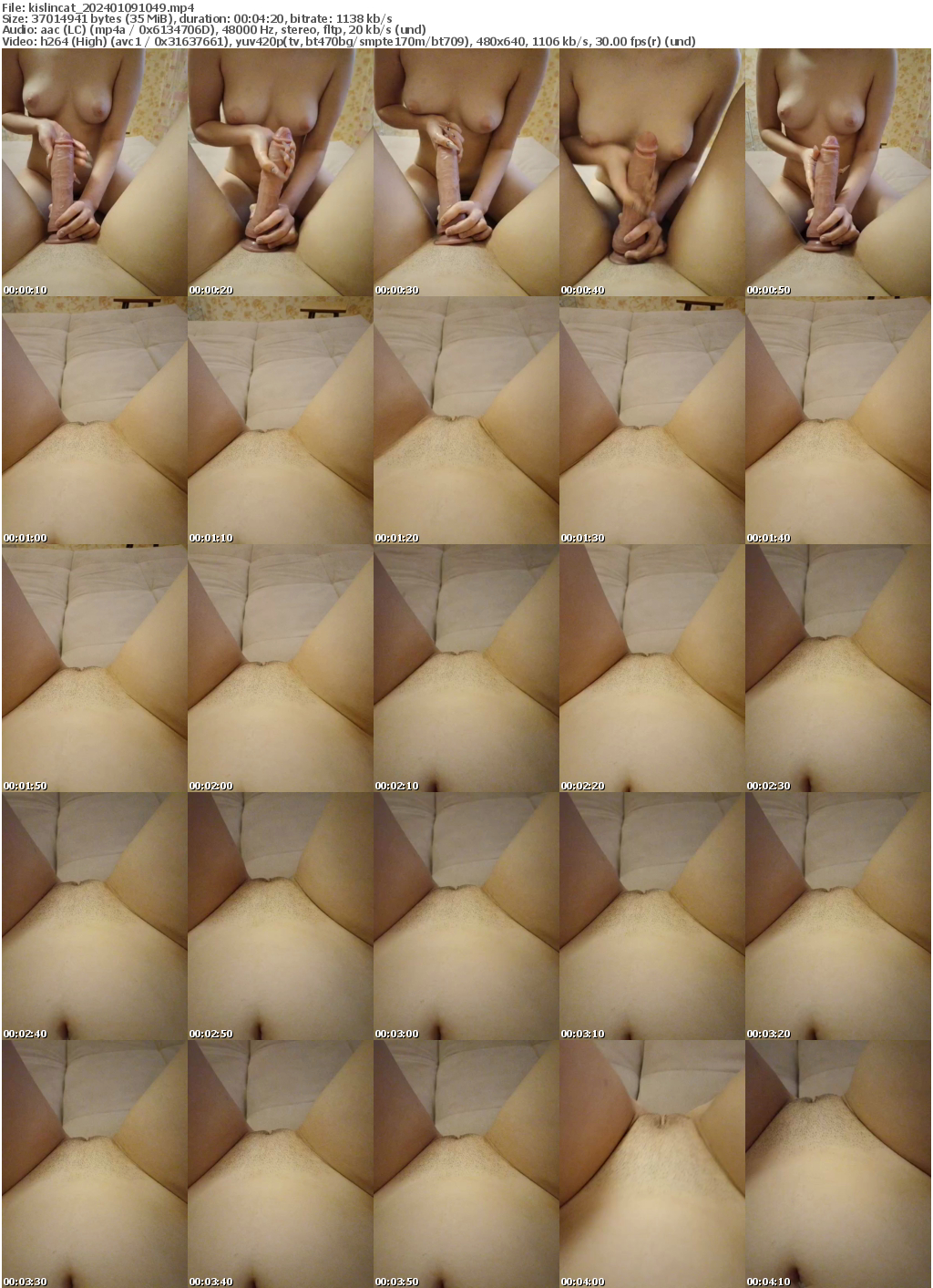 Preview thumb from kislincat on 2024-01-09 @ bongacams