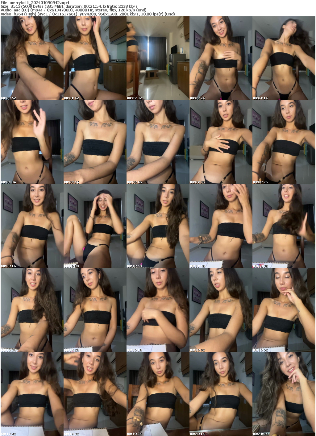 Preview thumb from merrybelli on 2024-01-09 @ bongacams