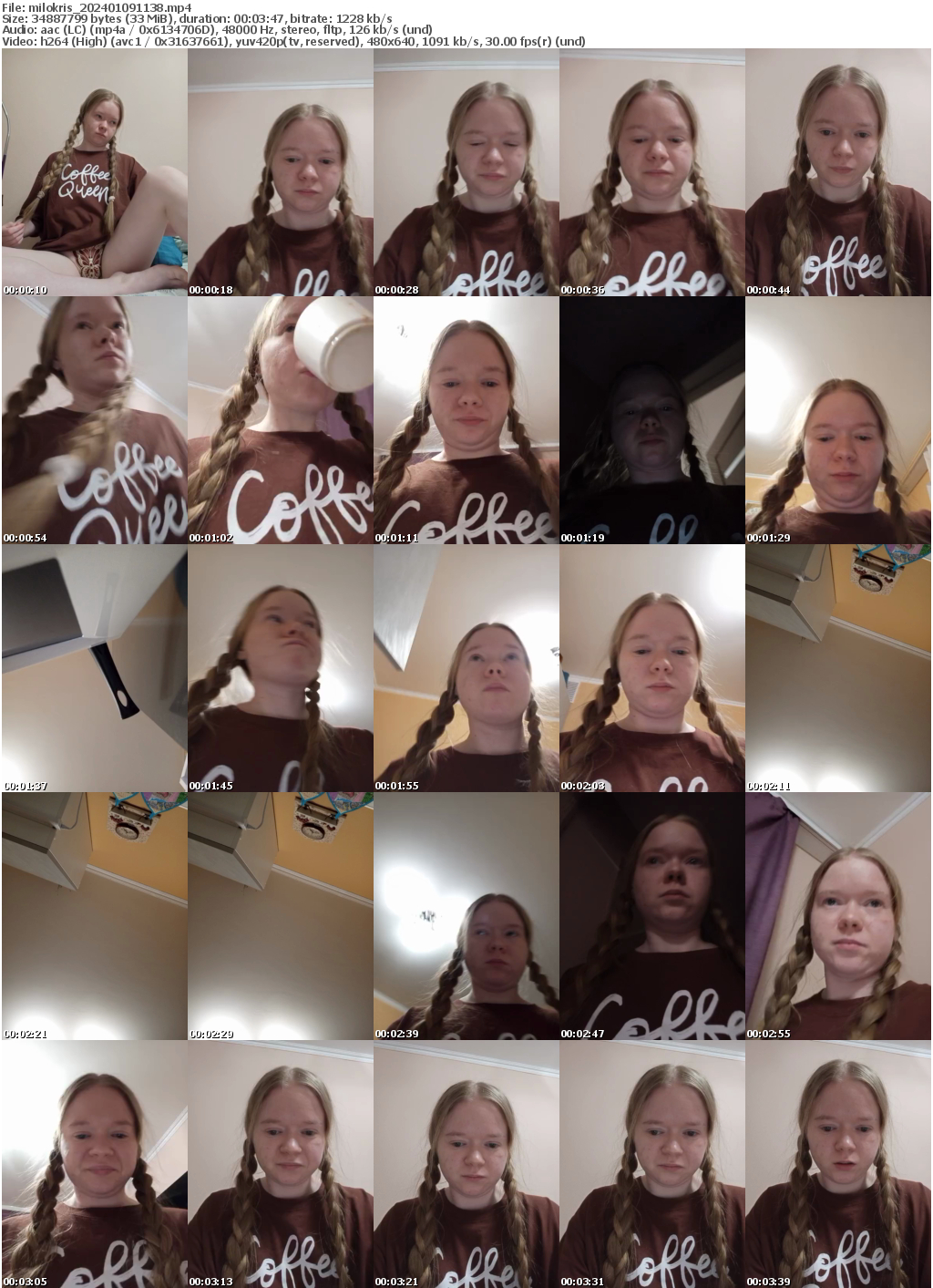 Preview thumb from milokris on 2024-01-09 @ bongacams